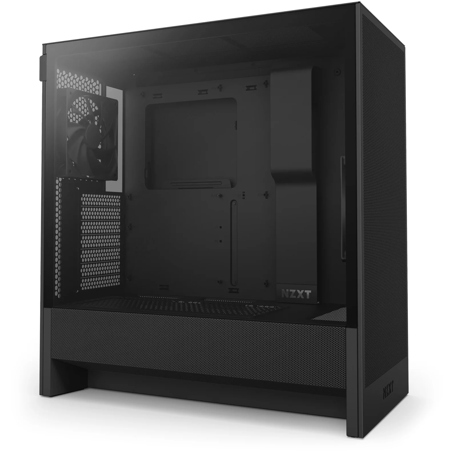 NZXT H5 Flow (compact ATX, perforated PSU shroud)