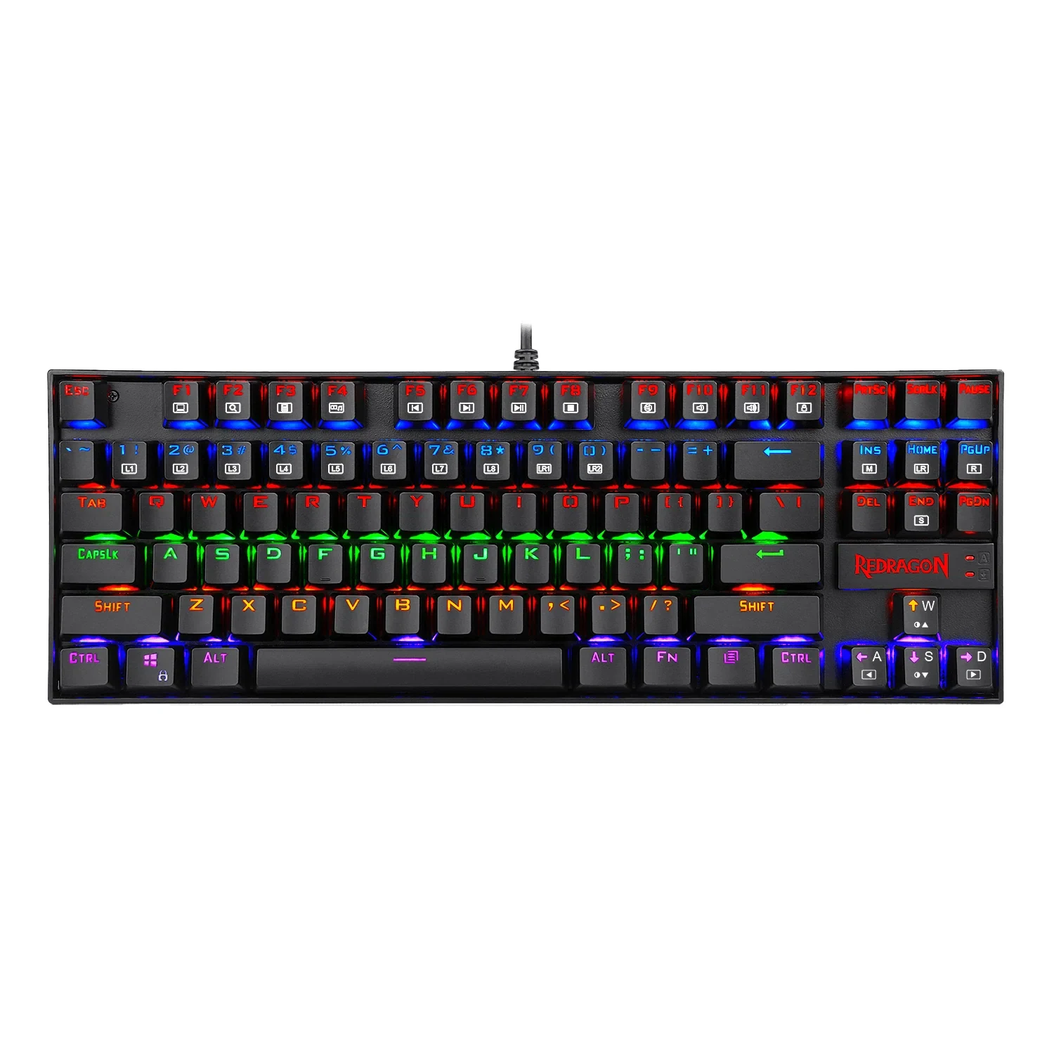 Redragon K552 Kumara (TKL, red switches)