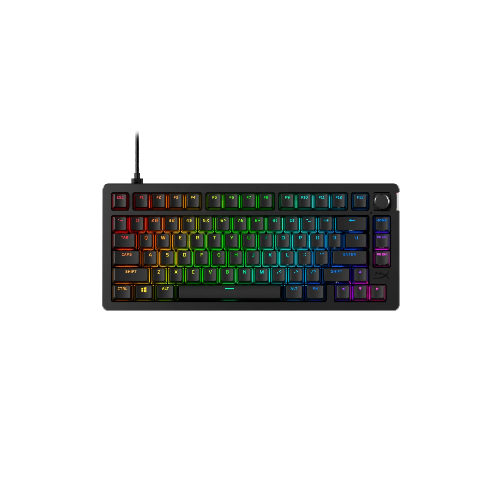 HyperX Alloy Rise 75 - 75% Hot-Swappable Gaming Keyboard