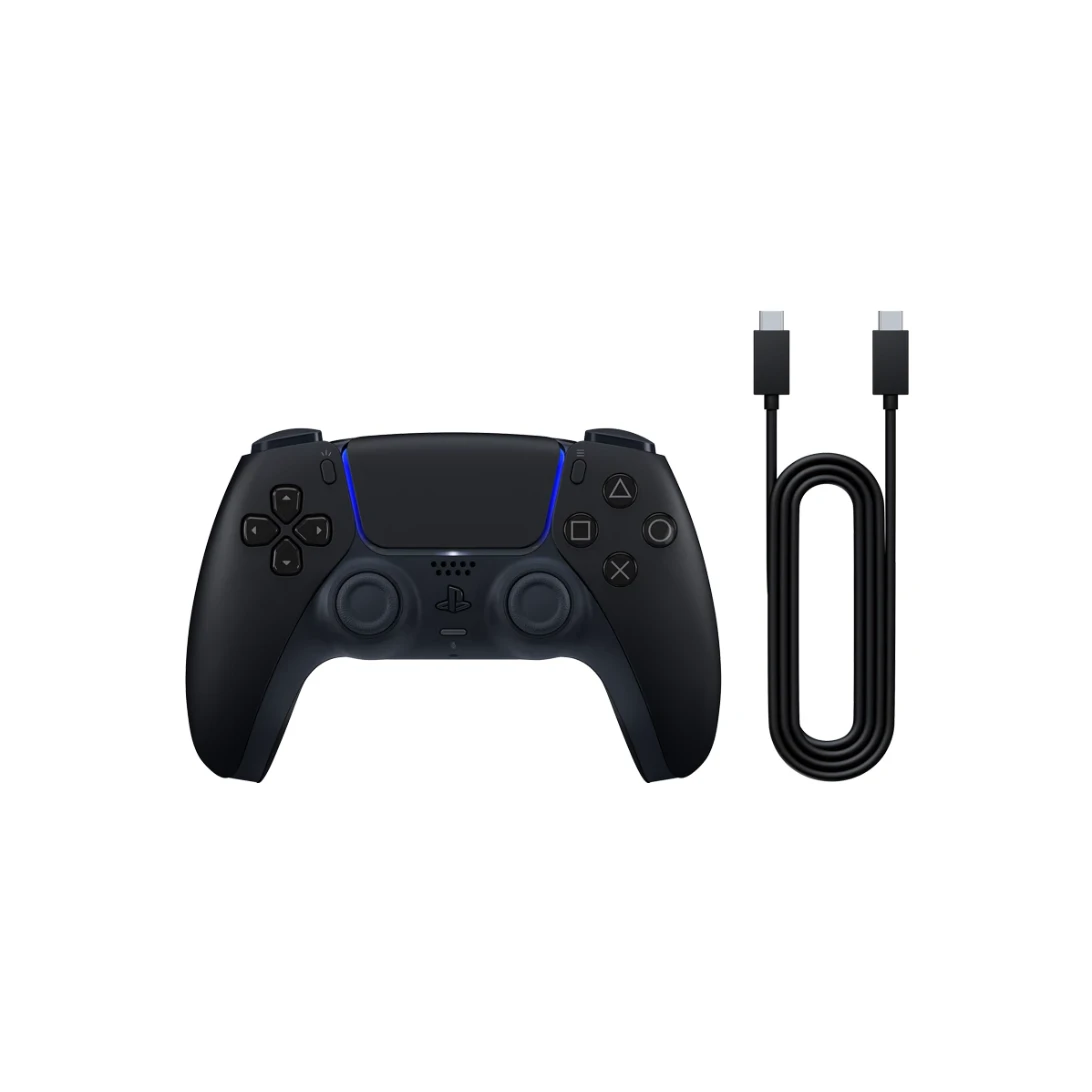 PlayStation DualSense Wireless Controller – Midnight Black + USB Cable