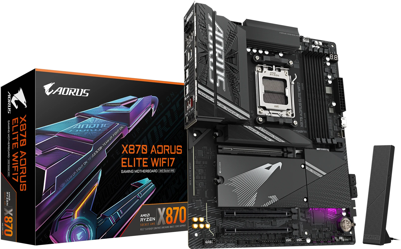 GIGABYTE X870 AORUS Elite WiFi 7 (AM5, ATX, USB4 dual)