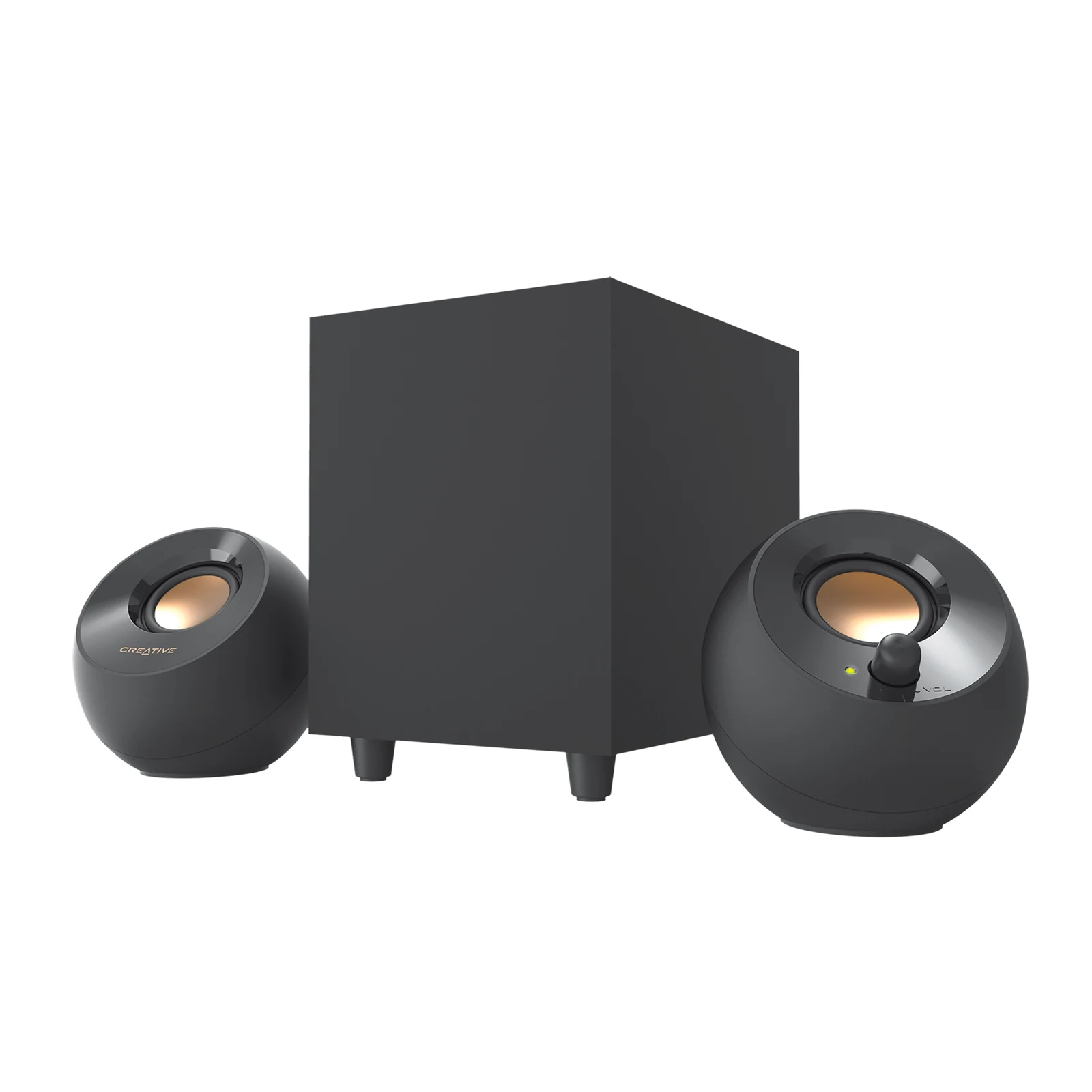Creative Pebble Plus 2.1 - USB Desktop Speakers with Down-Firing Subwoofer